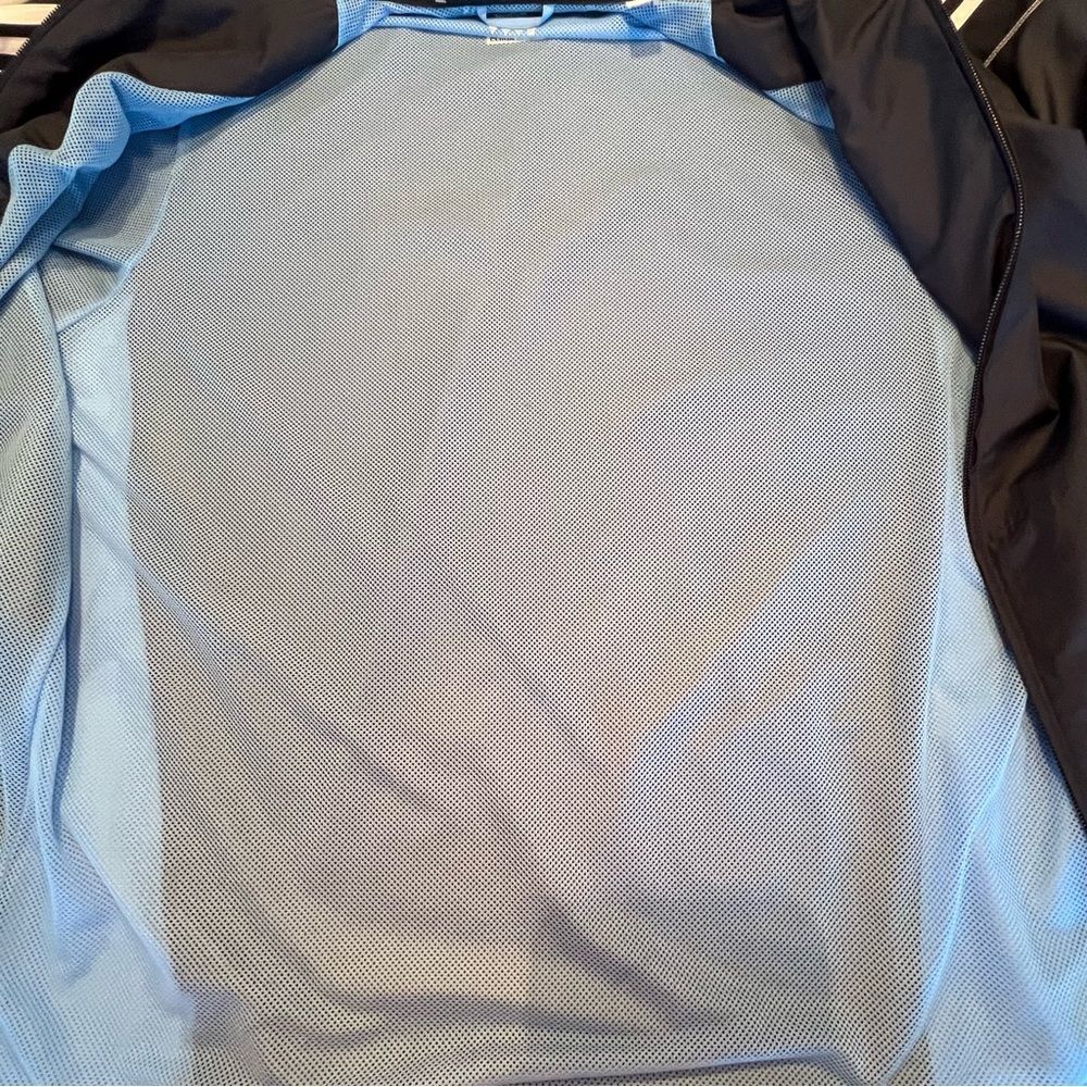 Adidas Mens Full Zip M Jacket Climaproof Blue Jacket Windbreaker - Picture 13 of 14